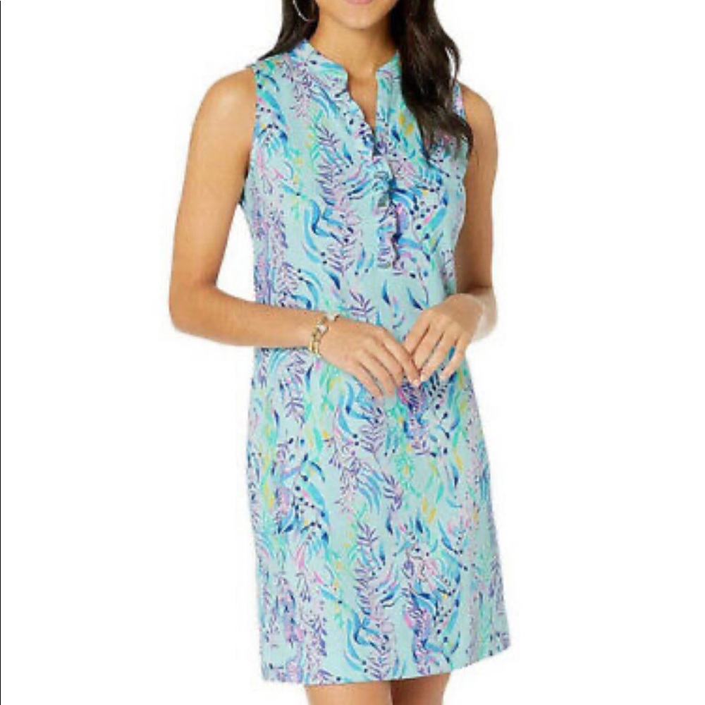 Lilly Pulitzer Sherryn Shift Dress Blue oasis tint